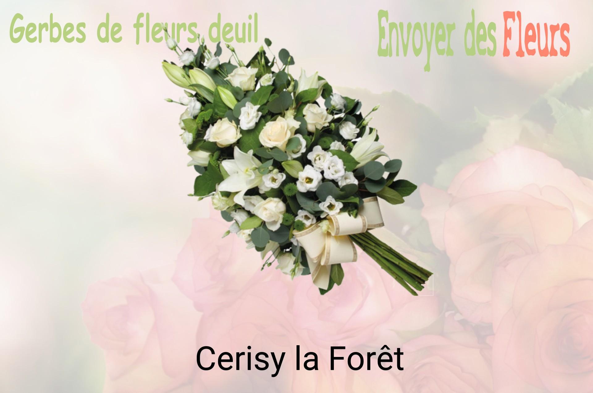 Gerbe de fleurs de deuil livrée à Cerisy-la-Forêt